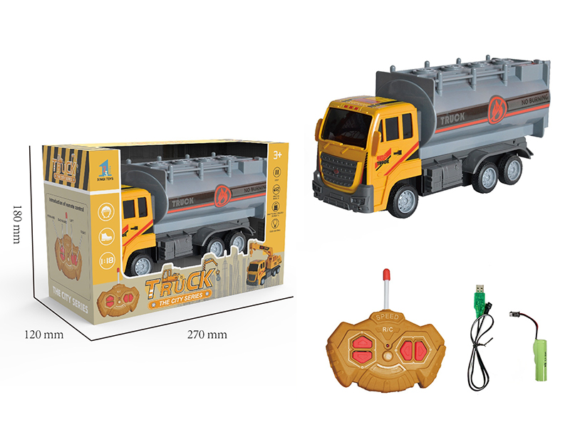 4-Channel Remote Control Engineering Truck With Light