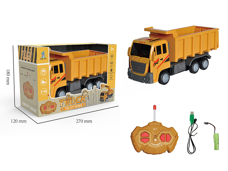 4-Channel Remote Control Engineering Truck With Light