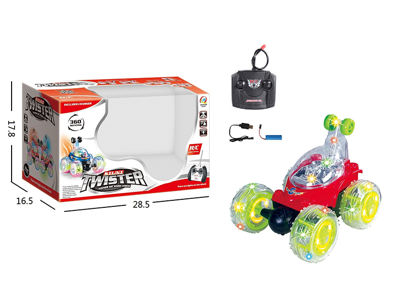 4-Channel Remote Control Stunt Car