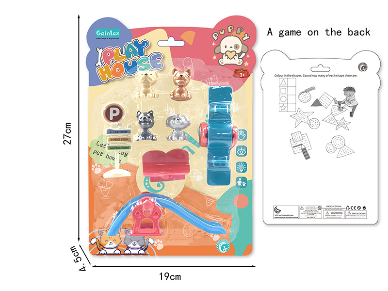 Pet Toy Play House Set