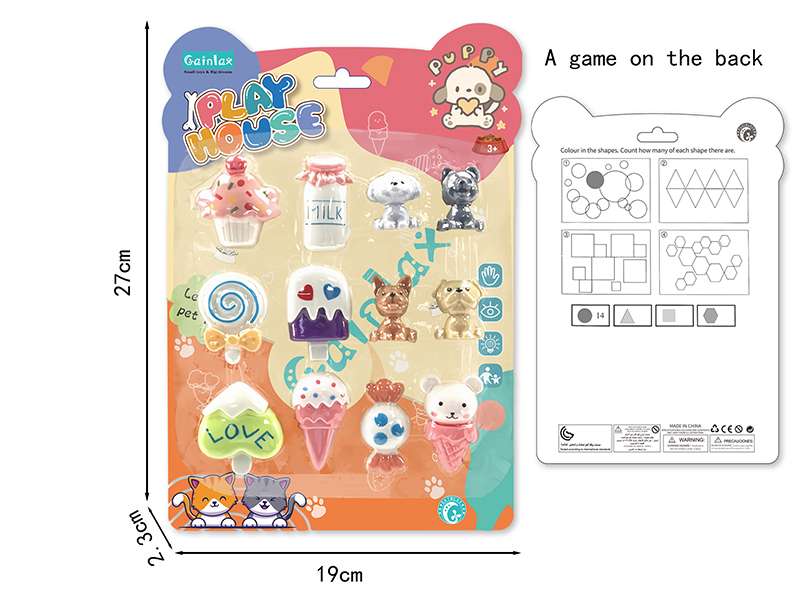 Pet Toy Play House Set