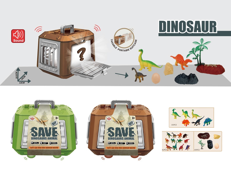 Slide Dinosaur Cage With Sound