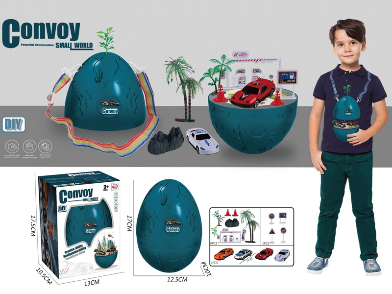 Slide Urban Scene Backpack Egg