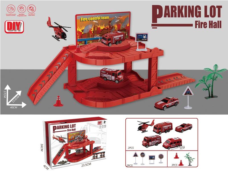 Fire Fighting Parking Lot