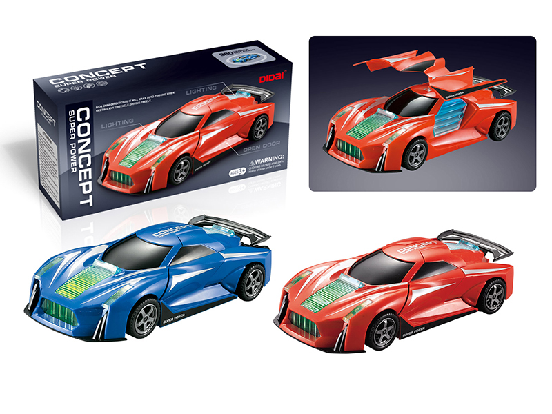 B/O Go And Bump Open Door Car