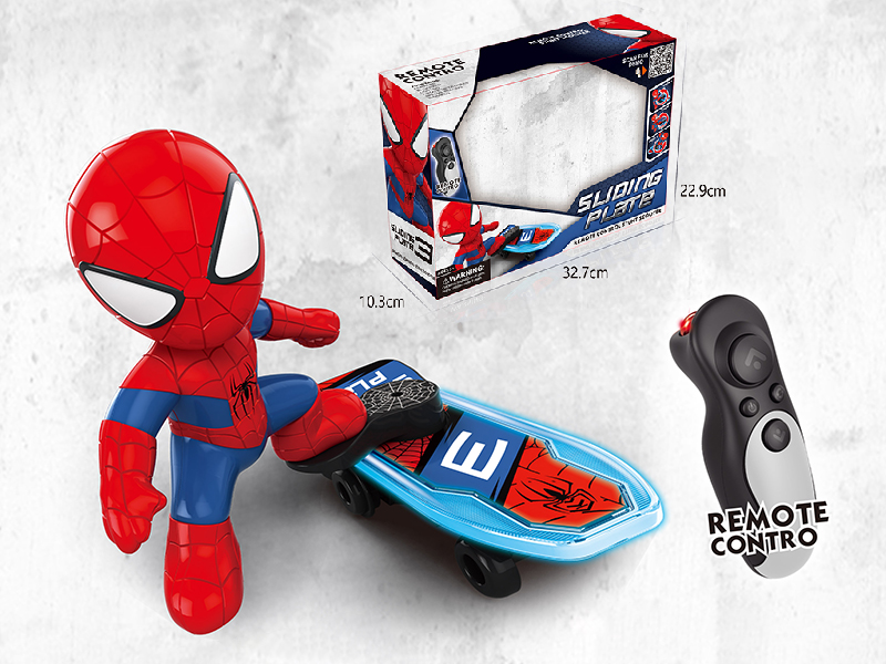 Remote Control Spider-Man Stunt Scooter