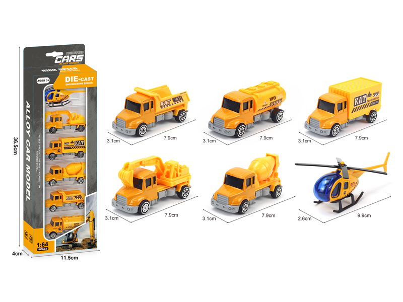 Alloy Slide Engineering Vehicle