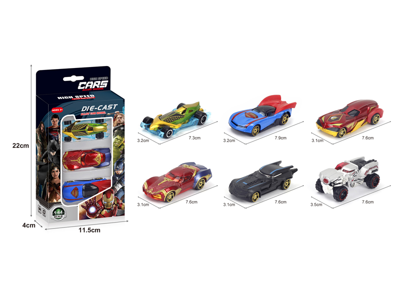 Alloy Slide Justice Alliance 3PCS