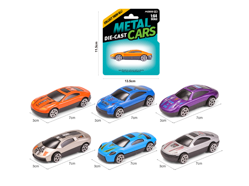 Alloy Slide Racing Car