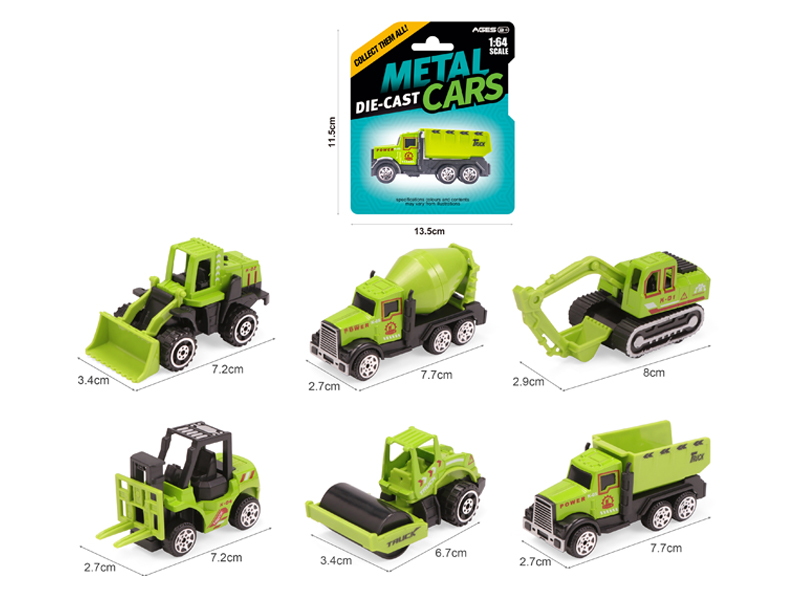 Alloy Slide Green Engineering Vehicle