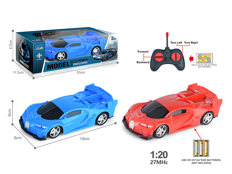 27Mhz 1:20 Bugatti 4-Channel Remote Control Car(Not Included Batteries)