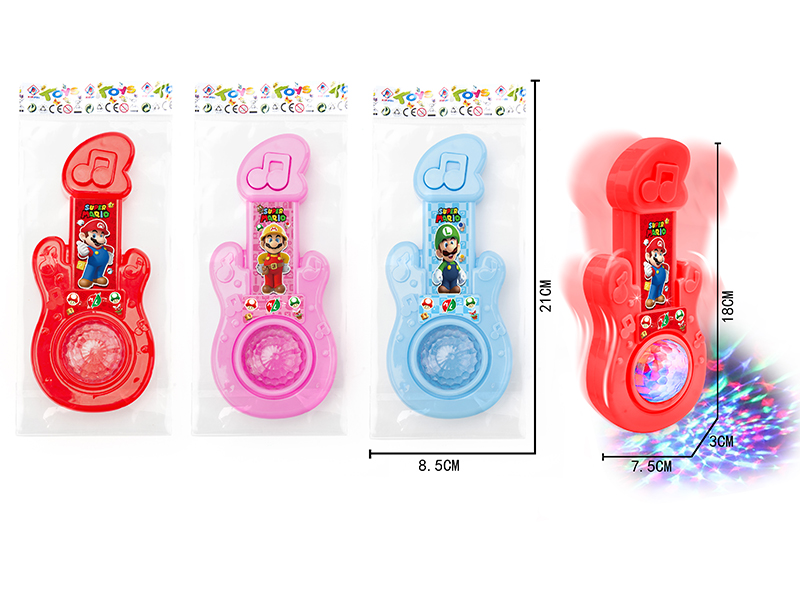 Mario Guitar With Flash Lights