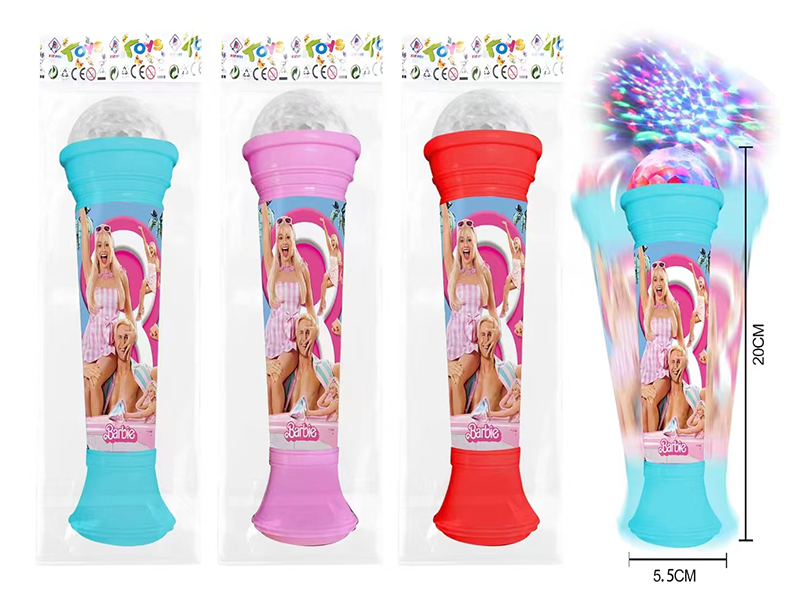 Microphone With Flash Lights