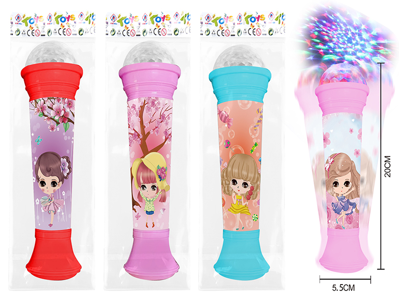 Microphone With Flash Lights