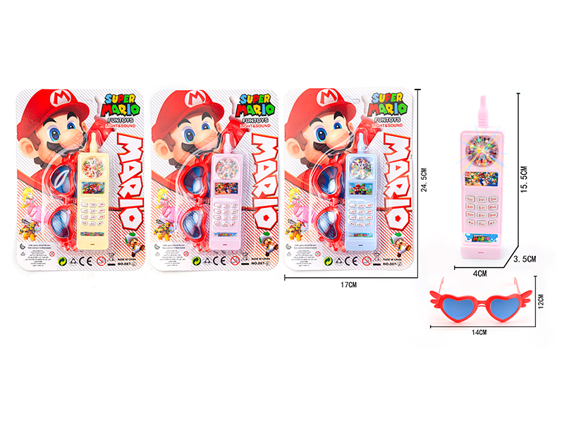 Mario Mobile Phone +Glasses