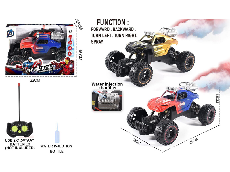 1:18 R/C Avenger Alliance Spray Car