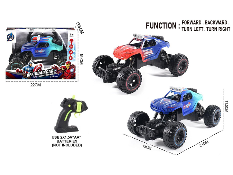 1:18 R/C Avengers Alliance Car
