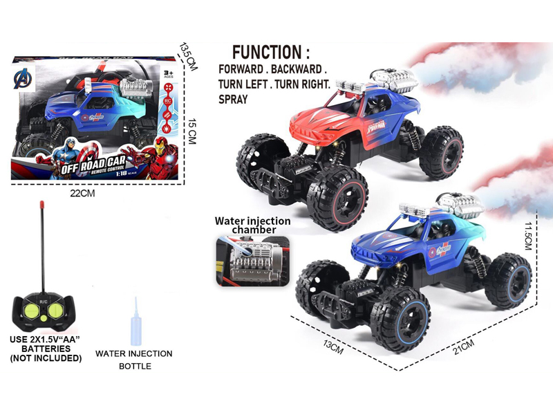 1:18 R/C Avenger Alliance Spray Car
