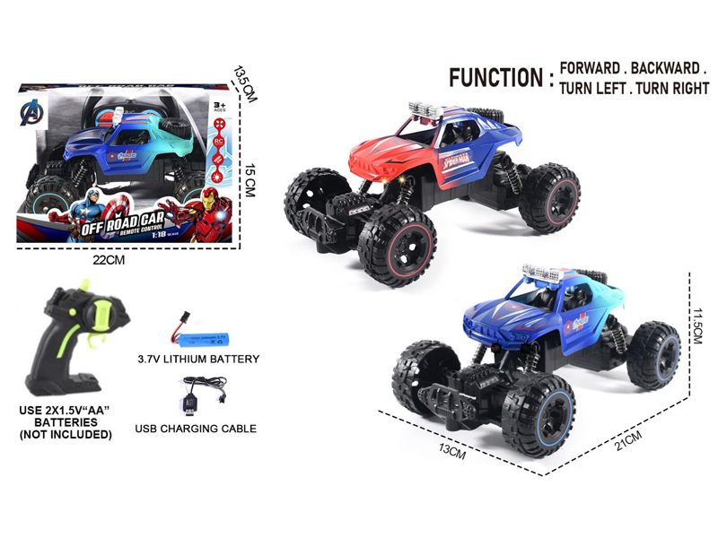 1:18 R/C Avengers Alliance Car