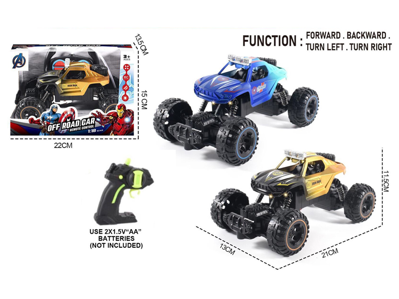 1:18 R/C Avengers Alliance Car