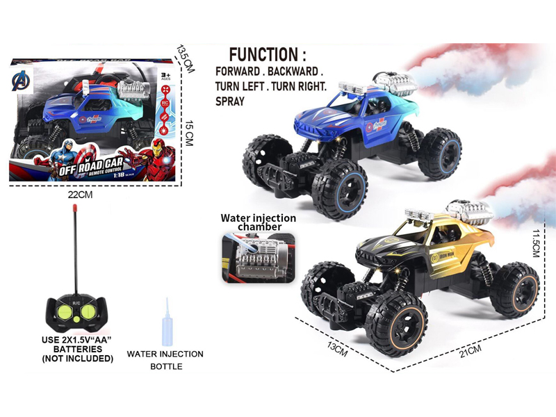 1:18 R/C Avenger Alliance Spray Car