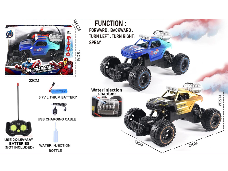 1:18 R/C Avenger Alliance Spray Car