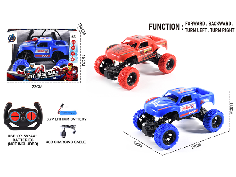 1:18 R/C Avengers Alliance Car