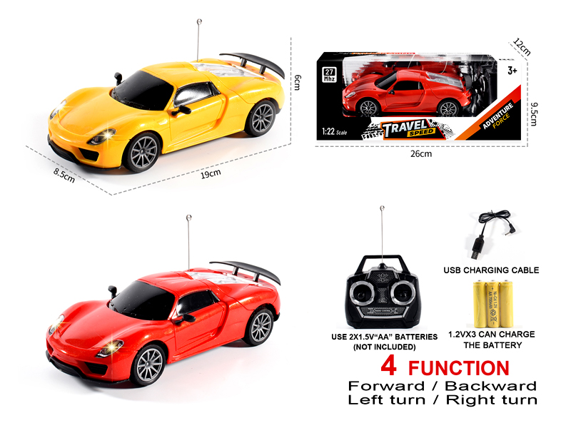 1:22 R/C Porsche Car