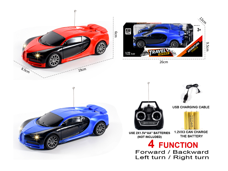 1:22R/C Bugatti Car