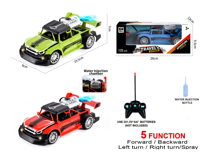 1:22 4CH  R/C Spray Racing Car