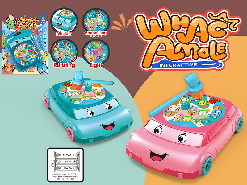 Whack A Mole(Rotating/Lights/Music)