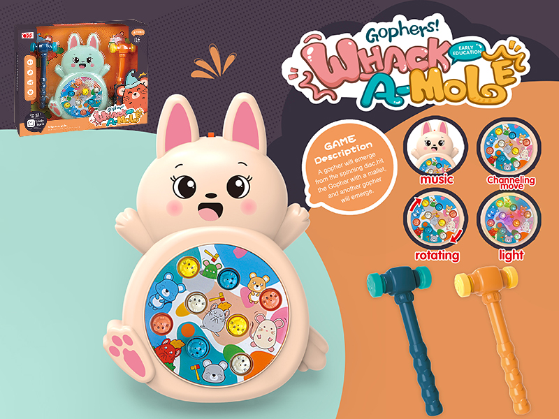 Whack A Mole(Rotating/Lights/Music)