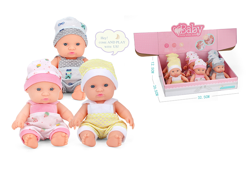 8 Inch Baby Doll 9PCS