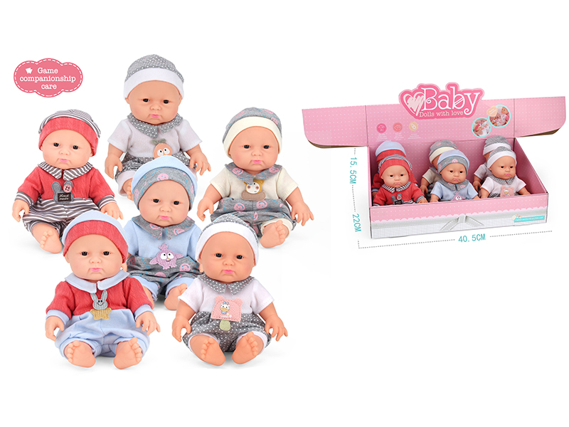 10 Inch Baby Doll 6PCS