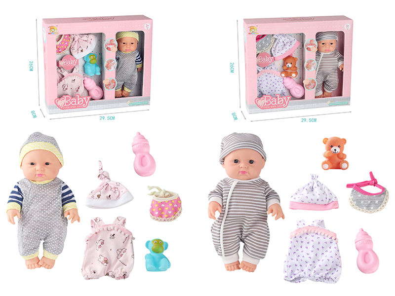 10 Inch Baby Doll Play Set