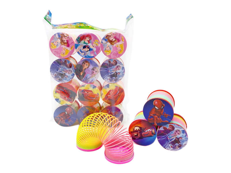 12PCS Rainbow Circle(Ice And Snow+Car+Princess+Spider)