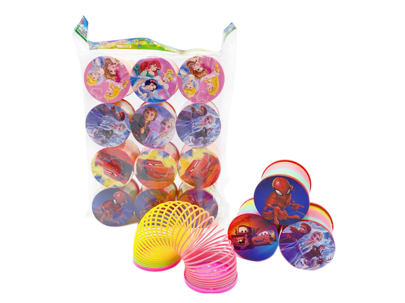 12PCS Rainbow Circle(Ice And Snow+Car+Princess+Spider)