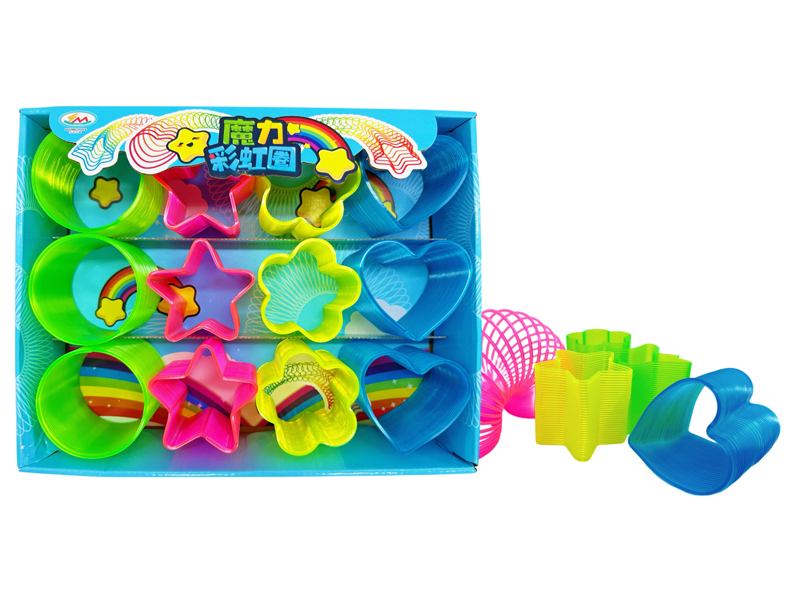 7.5 Transparent Anomaly Rainbow Circle 12PCS