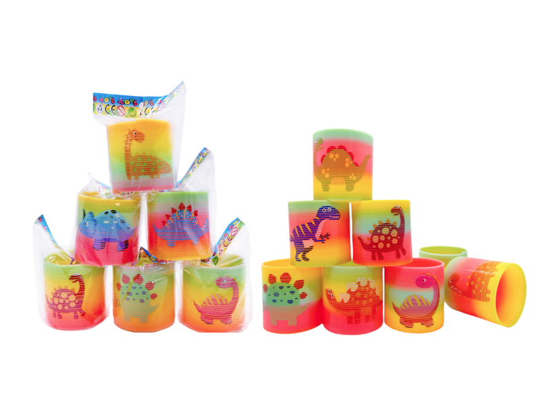 Dinosaur Rainbow Circle