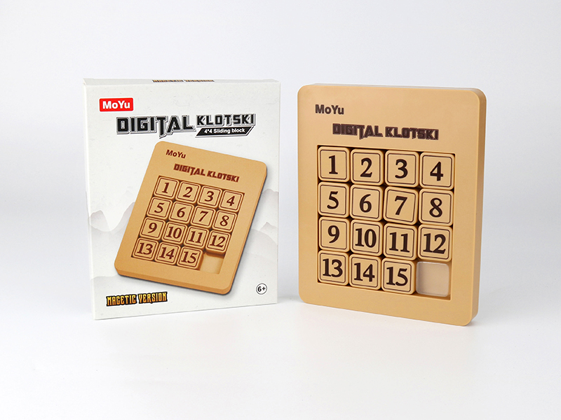 Digital Klotski 4*4 Sliding Block(Magnetic Version)