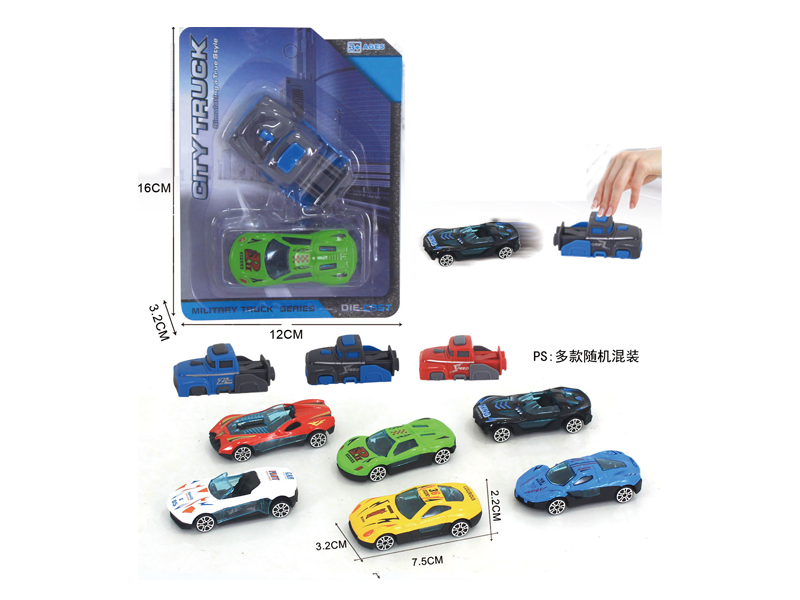 Slide Alloy Car+Catapult