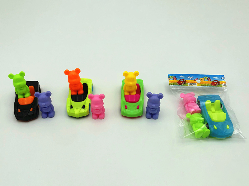 Slide Convertible Car+2PCS Bear
