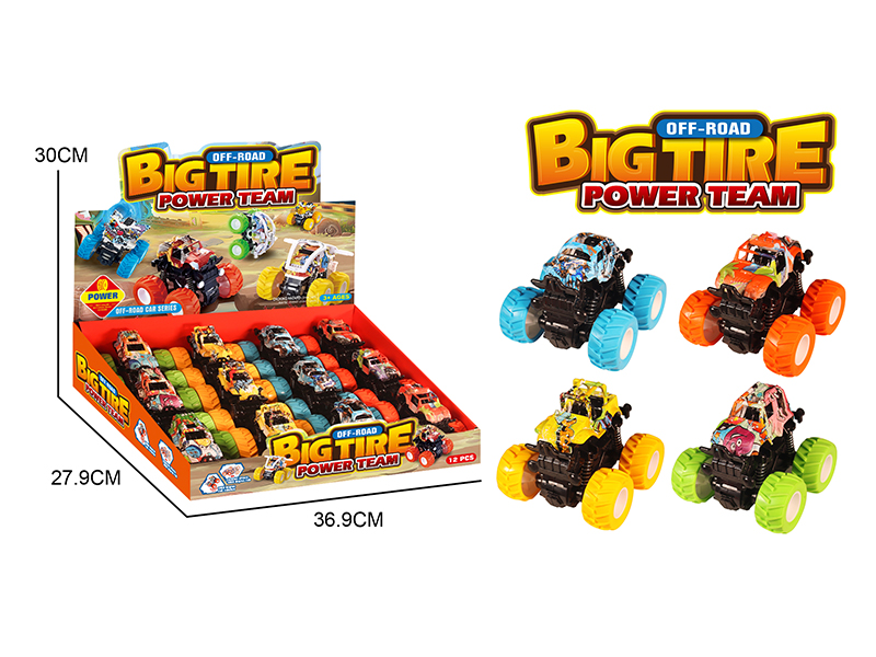 12PCS Dual Friction 4WD Off-Road Vehicle