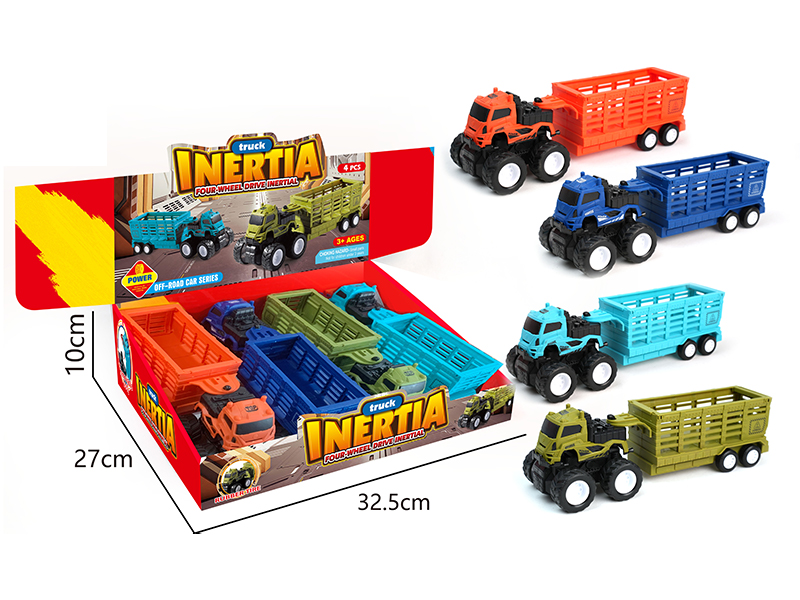 4PCS Dual Friction Tractor Transport Vehicle