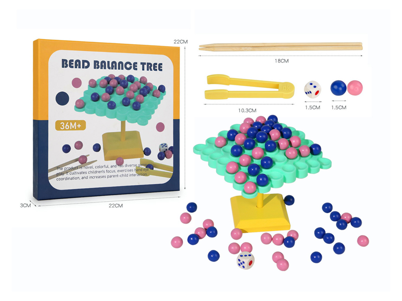 Wooden Bead Balance Tree