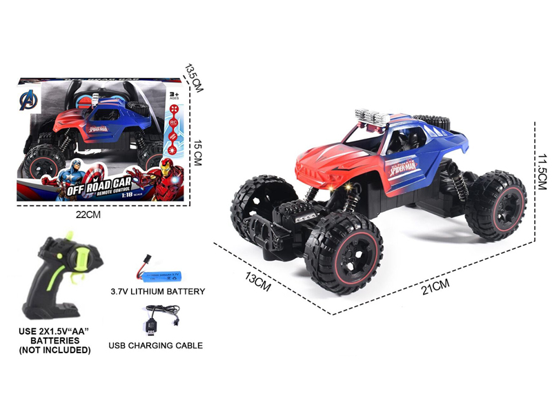 1:18 R/C Avengers Alliance Car