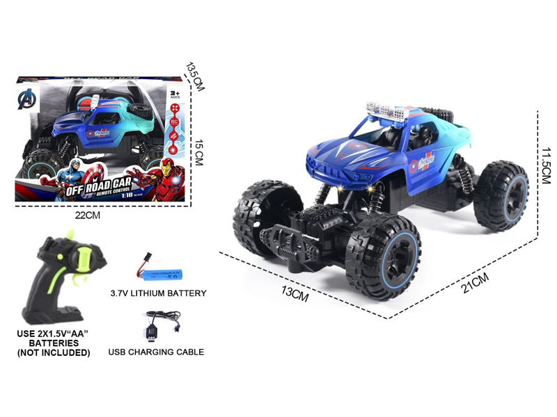 1:18 R/C Avengers Alliance Car