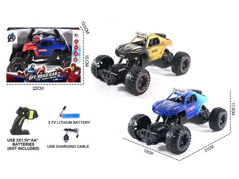 1:18 R/C Avengers Alliance Car