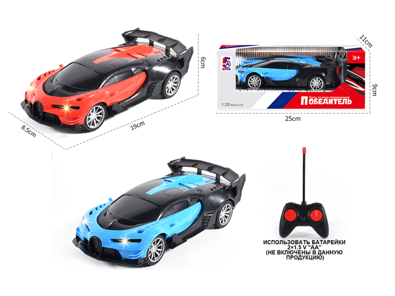 1:28 4CH R/C Bugatti Car