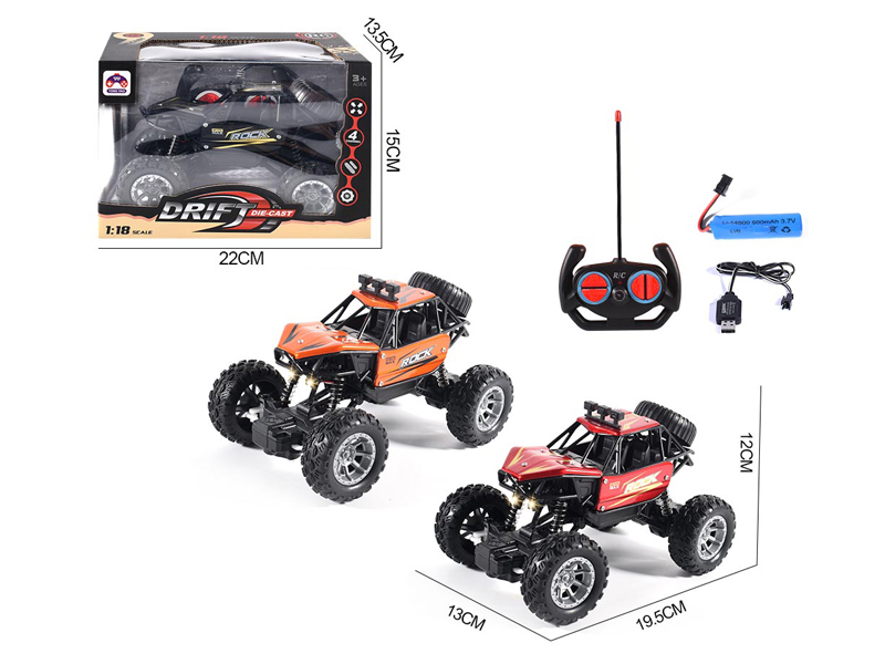 1:18 R/C Alloy Night Climbing Car